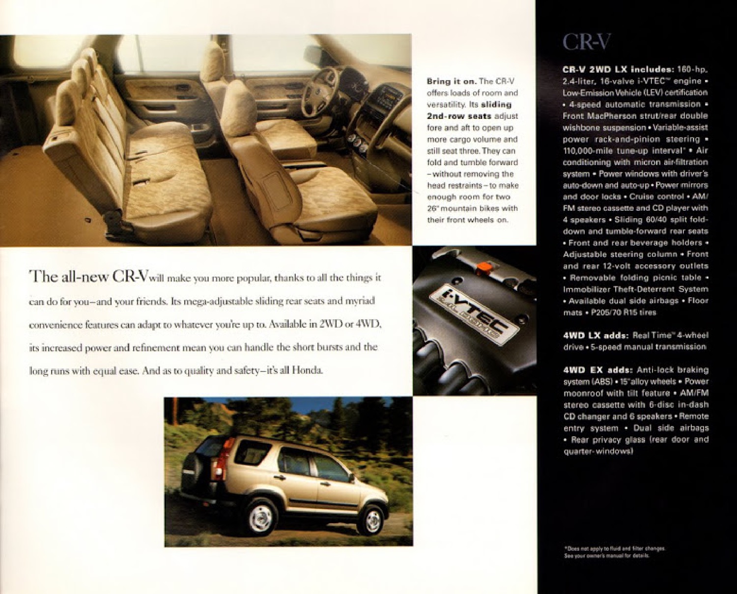 2002 Honda Brochure Page 8